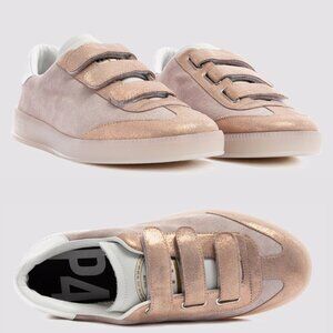 P448 Capri Nude and Rose Monza Velcro Sneaker